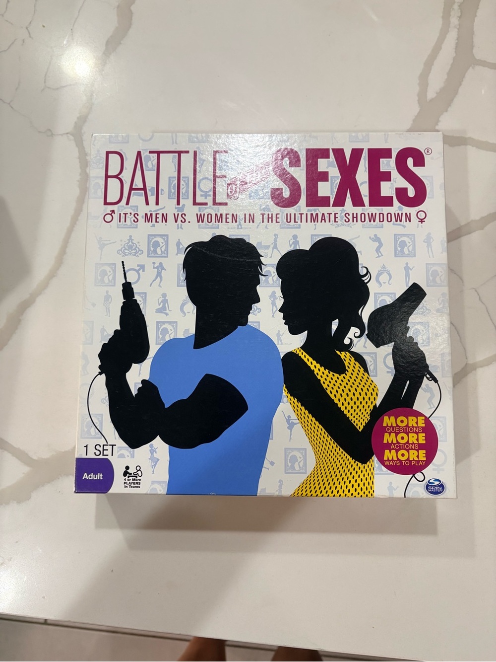Battle of the Sexes Adult Trivia Board Game